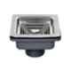 Crocodile 27x21x10 inch Single Bowl Stainless Steel Diamond Cut Kitchen Sink, CR-14