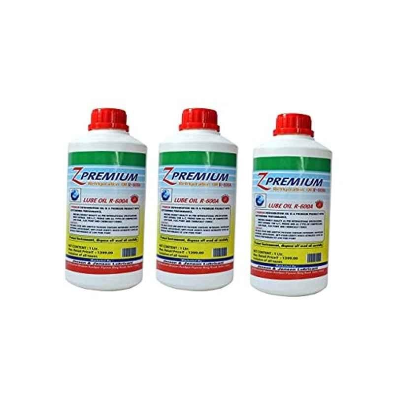 Z Premium 1 Litre R-600A Refrigeration Oil (Pack of 3)