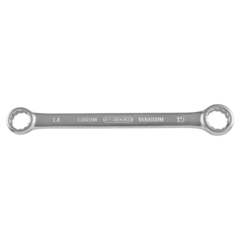KS Tools Ultimate Plus 25x28mm CrV Double Ring Ended Spanner, 920.0426