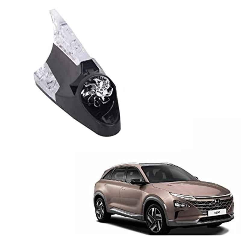Kozdiko Black Auto Wind Power LED Light Shark Fin Car Antenna for Hyundai Nexo