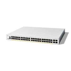 Cisco 48 Ports 1G PoE+ & 4 Ports 1G SFP Uplinks Managed Network Switch, C1300-48P-4G