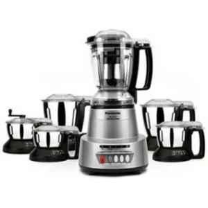 Panasonic 600W Silver Mixer Grinder with 6 Stainless Steel Jars, MX-AV 625