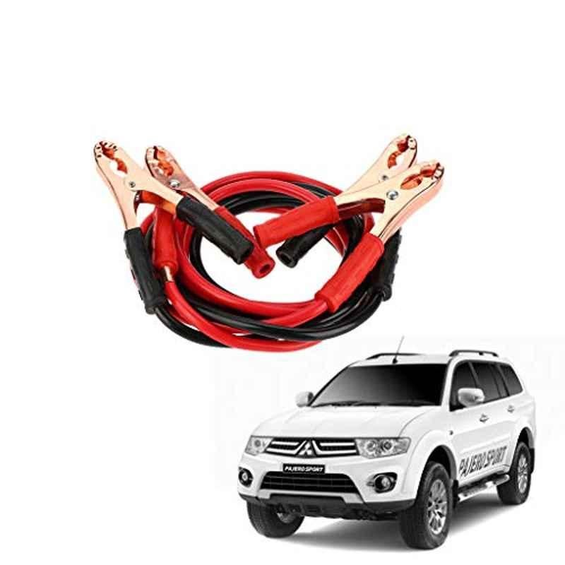 Kozdiko 7.5ft Copper Core Red & Black Heavy Duty Car Battery Booster Cable for Mitsubishi Pajero Sport
