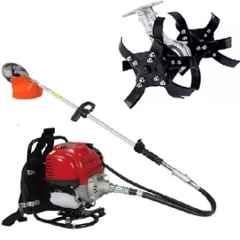 Raider 1.7HP Backpack Brush Cutter with Tiller Attachment, RDBP-GX-35 TA