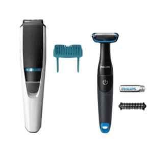 Philips BT3203 Trimmer & BG1024 Black Body Grooming Combo