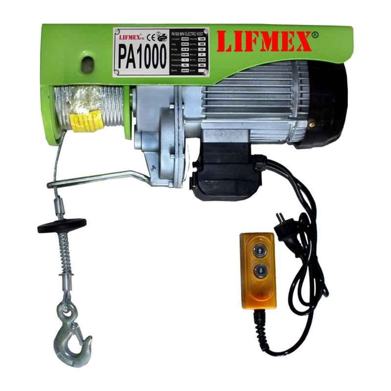 Lifmex 500kg Double Mini Wire Rope Hoist, LMEH500