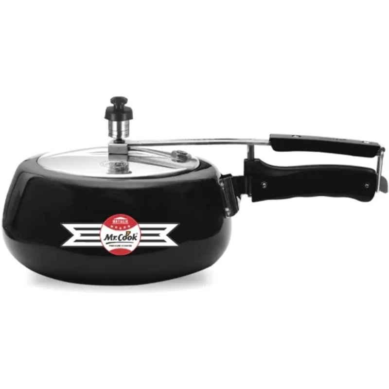 Mr cook steel pressure cooker 5 litre price hot sale