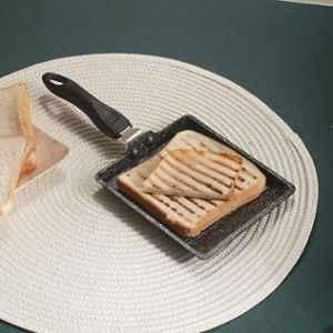 Cookaid Neo Glide 13cm Aluminium Black Non Stick PTFE Tosty Pan, CKD-NS-TST-16