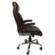 Veeshna Polypack Fabric Brown High Back Office Executive Chair, CRH-1035