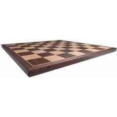Matrica 1.5cm Walnut Wood Brown Chess Board with Inlaid Design