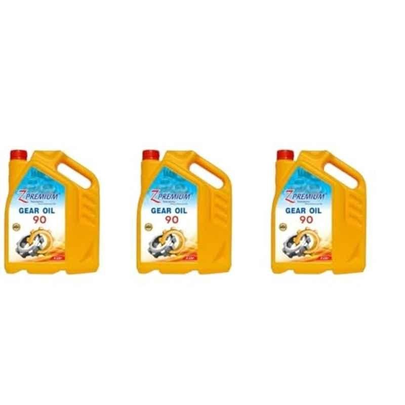 Z Premium EP-90 5 Litre Automobile Gear Oil (Pack of 3)