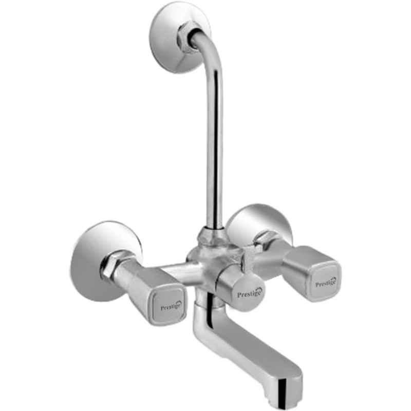 Prestige DIXY Brass Chrome Finnish Telephonic Wall Mixer with L Band
