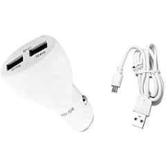 AOW LED Car USB Charger Dual Car Mobile Charge 3.0A with Cable for Renault Koleos