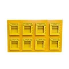 Lukko Safety 8 Boxes Group Lockout Key Box with 4 Lockable Hooks, LS-G37