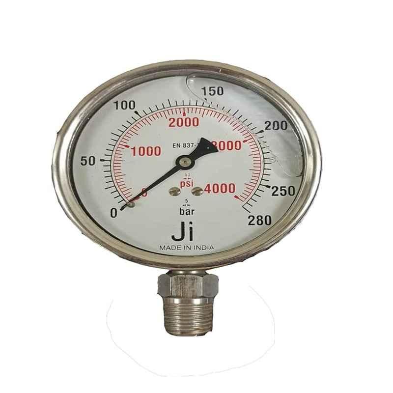 Glycerin filled pressure clearance gauge