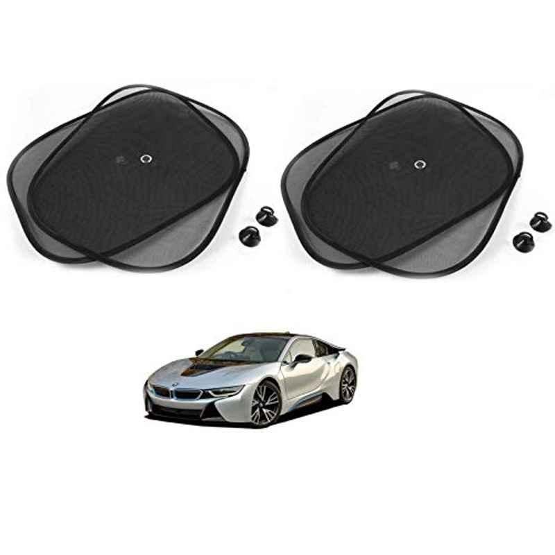 Kozdiko 4 Pcs Black Chipokoo Car Window Sunshade Curtain Set for BMW I8, koz_78849