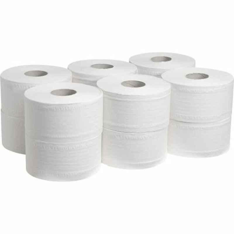Fine Center Feed Hand Towel Roll, 2 Ply, 116 m, 6 Rolls/Pack