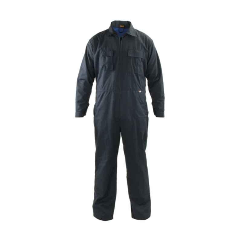 Mallcom Floriad 240GSM Twill, Cotton & Polyester Navy Full Sleeve Coverall, Size: L