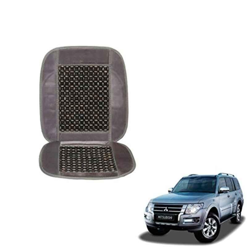 Kozdiko Wooden Beads Car Seat Cushion with Velvet Border for Mitsubishi Montero