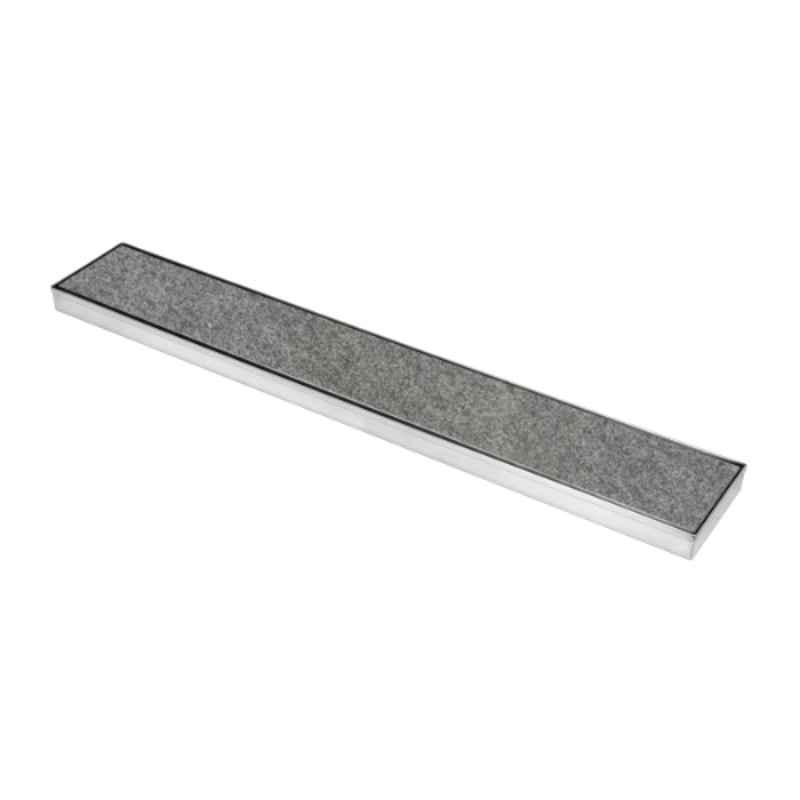 Lipka 36x5 inch Stainless Steel Tile Insert Shower Drain Channel, 1067