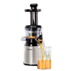 Borosil Health Pro 200W ABS Black Slow Juicer, BSJU20WB13