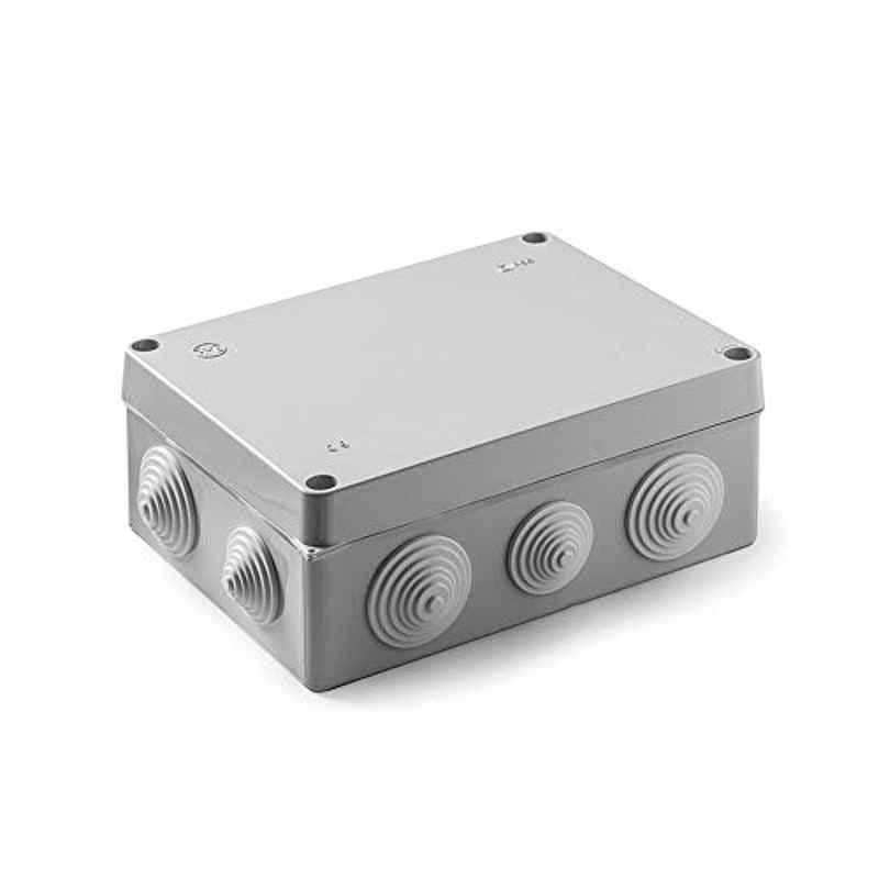 Famatel 220x170x85mm Thermoplastic Grey IP55 Waterproof Junction Box, M111747