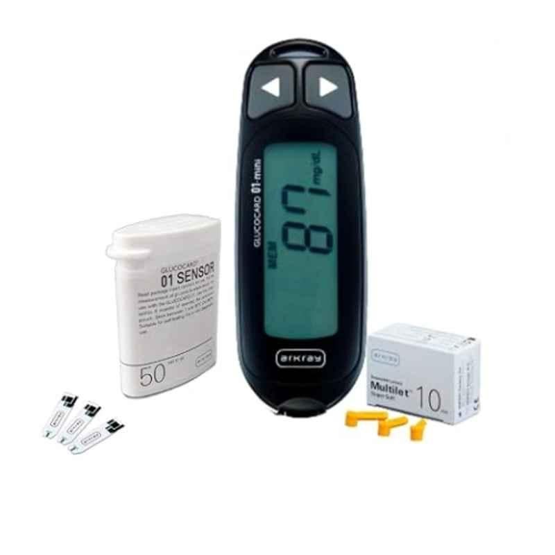 Arkray Max 01 Mini Blood Glucose Monitor with 50 Pcs Bottle Pack Strips