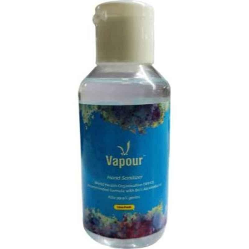Vapour 100ml 80% Ethyl Alcohol Lime Hand Sanitizer (Pack of 3)