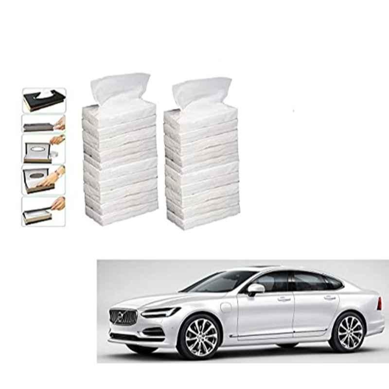 Kozdiko 100 Pulls Dispenser Box Refiller Tissue Paper with 200 Sheets for Volvo S90 (Pack of 20)