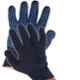 Frontier Blue Dotted Cotton Hand Gloves (Pack of 48)