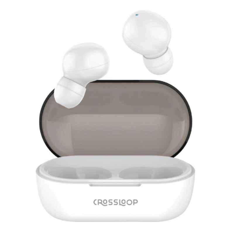 Buy Crossloop Joy Zee TWS ABS White Earbuds with Mic CSLGEN521 WT