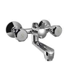 RN Ciaz 1/2 inch Brass Ingot Nickel & Chrome Plated Telephonic Wall Mixer Without L Bend