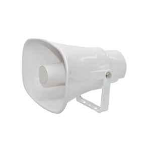 EONAV 15W ABS White High Quality Elliptical Horn Speaker, ATHORN15EC