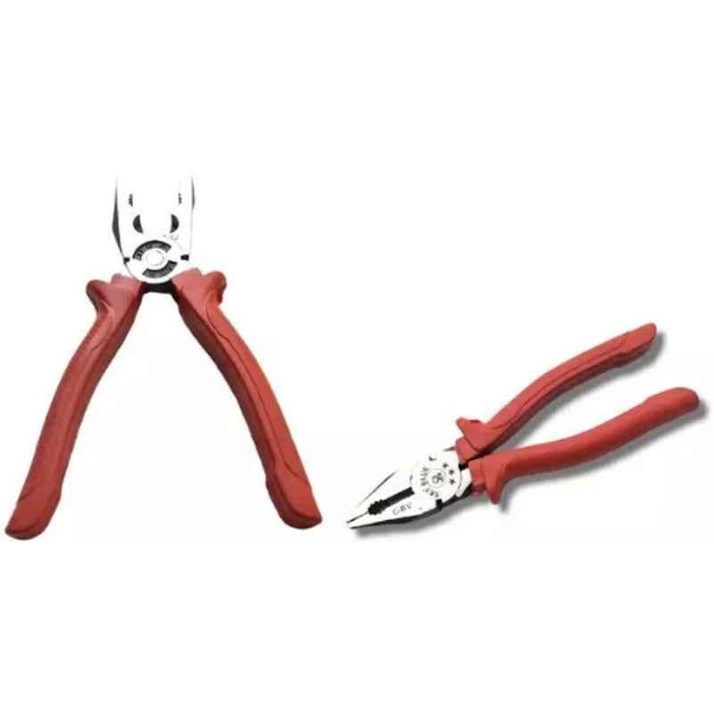 Sky Blue 2 Pcs 7.8 inch Lineman Plier Combo, SBE_PLIER_COMBO_MOD_00945