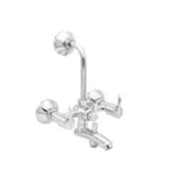 Somany Cella Brass Chrome Finish 3 in 1 Wall Mixer, 272201150031