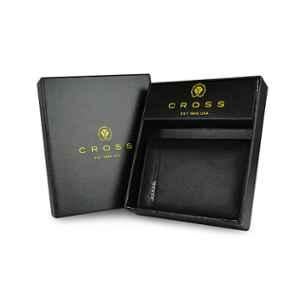 Cross 10.4x7.5x1cm Black Leather Business Card Case, AC018387B1