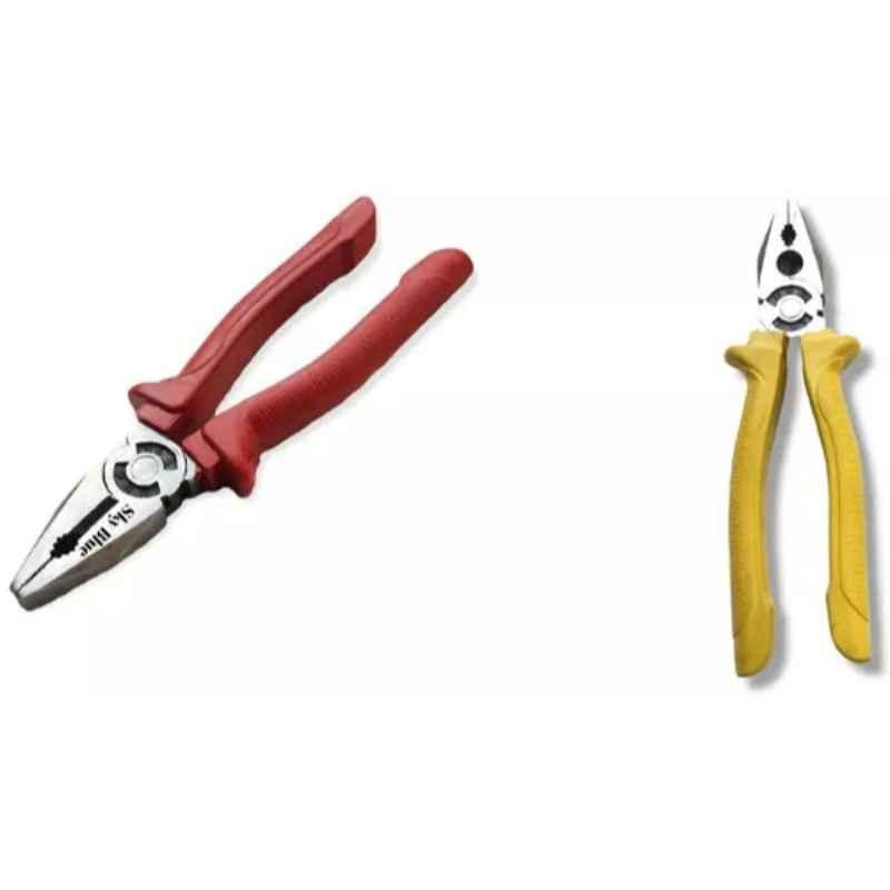 Sky Blue 2 Pcs 7.8 inch Lineman Plier Combo, SBE_PLIER_COMBO_MOD_00300
