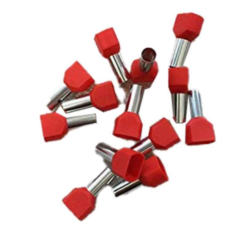 2x0.75mm Double Tube Line Nose Ferrule Terminal (Pack of 200)