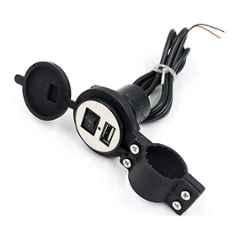 AOW Motorcycle Bike Mobile Phone USB Charger Power Adapter 12v (Waterproof) for Bullet Battle