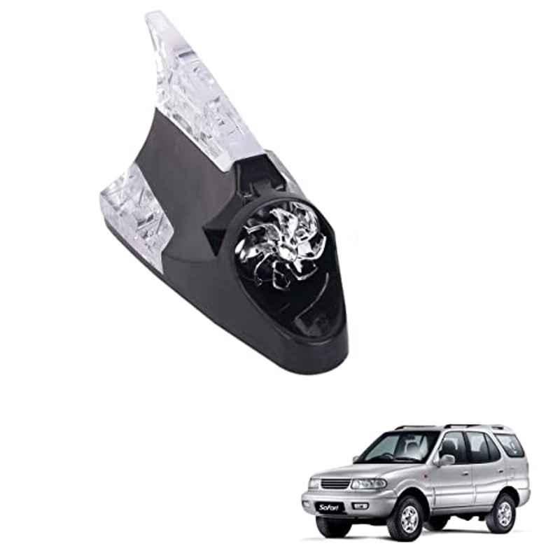 Kozdiko Black Auto Wind Power LED Light Shark Fin Car Antenna for Tata Safari Dicor