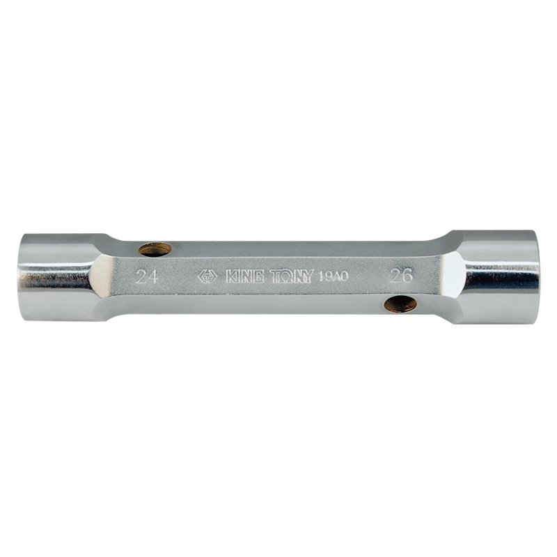 King Tony 24x26mm Chrome Plated End Tubular Wrench, 19A02426
