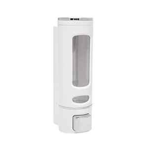 Elegant Casa 400ml White Resin Wall Mounted Soap Dispenser
