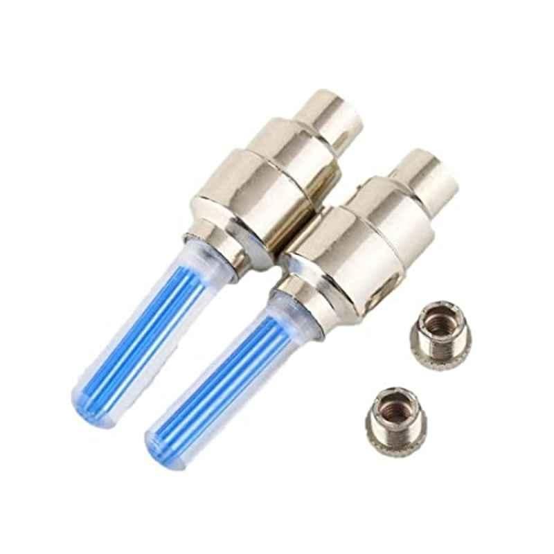 Kozdiko 2 Pcs Blue Light Car Tyre Valve Cap Set with Motion Sensor for Mahindra TUV 300