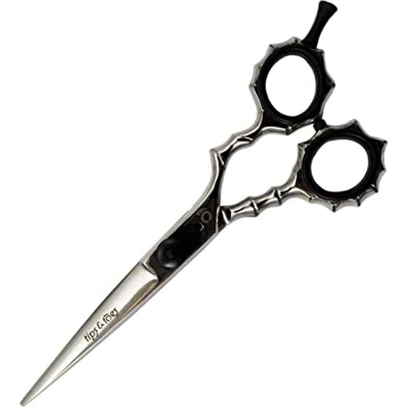 Tips & Toes 6.5 inch Stainless Steel Scissors with PVC Grip