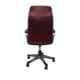 Caddy PU Leatherette Brown Adjustable Office Chair with Back Support, DM 83