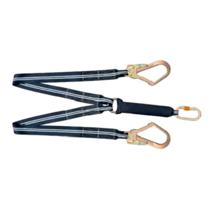 Karam Flanil 1.5m Flame Resistant E.A. Fall Arrest Forked Lanyard, PN 361(FR)