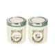 Trueware 2 Pcs 750ml Green Lift Up Canister Set with Transparent Lid