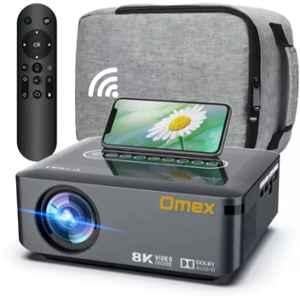 Omex 7500lm 16:9 Xnono Android 9.0 Dolby Audio 2.4G & 5G Wi-Fi Black Portable Projector