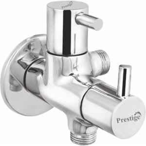 Prestige Dove Brass Chrome Finish 2 Way Angle Cock