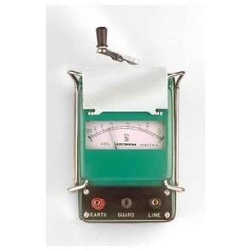 Waco WI 502 Hand Operated Insulation Tester Resistance Range 100M Ohm